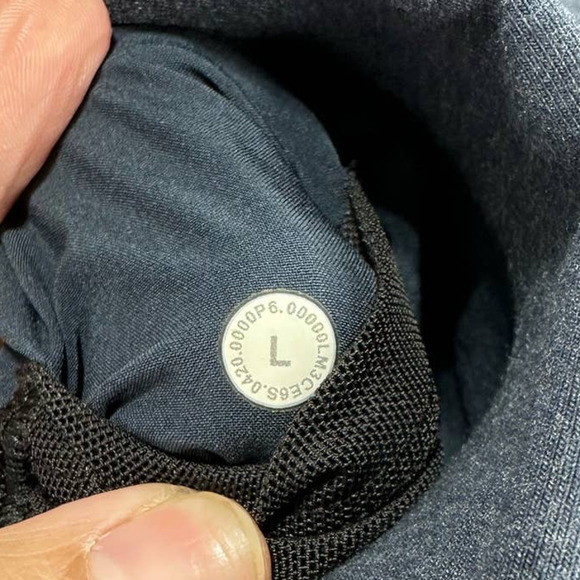 Lululemon City Sweat Full Zip Hoodie Heathered True Navy Blue size Large - Picture 8 of 8